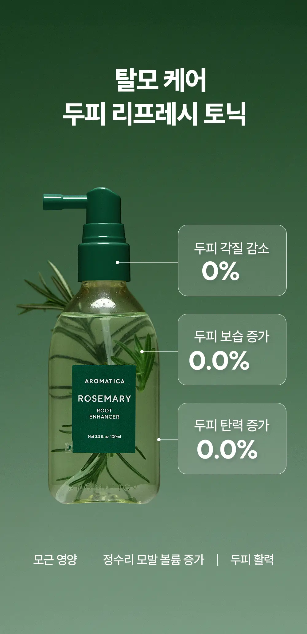 [1등토닉/탈모증상완화] 아로마티카 로즈마리 루트인핸서 100ml (단품/더블기획) 상세페이지 7